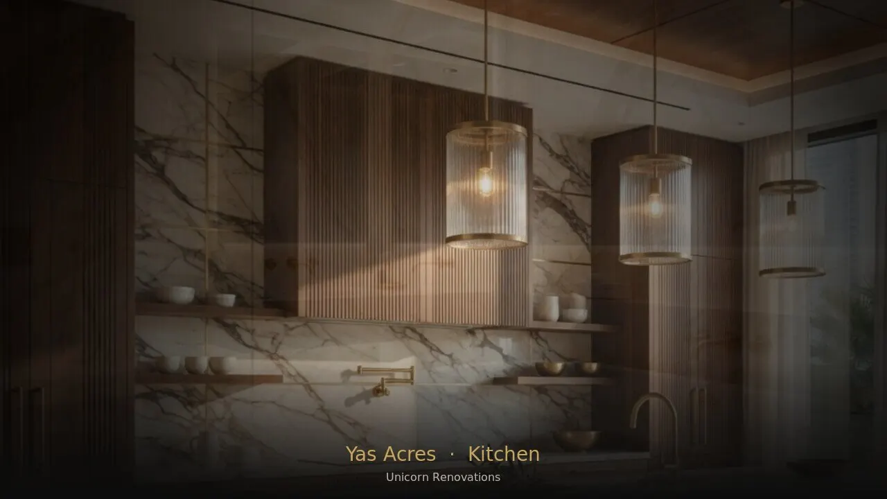 Kitchen Renovation in Yas Acres