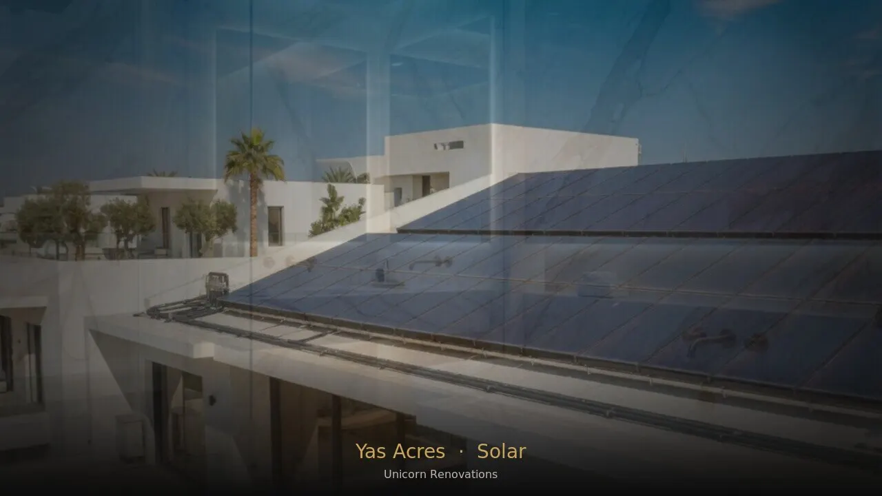Solar Solutions in Yas Acres