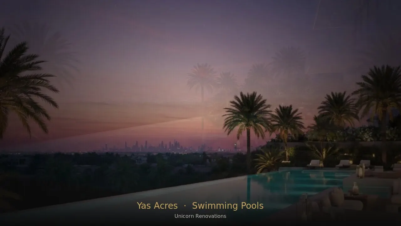 Swimming Pool Construction & Renovation in Yas Acres