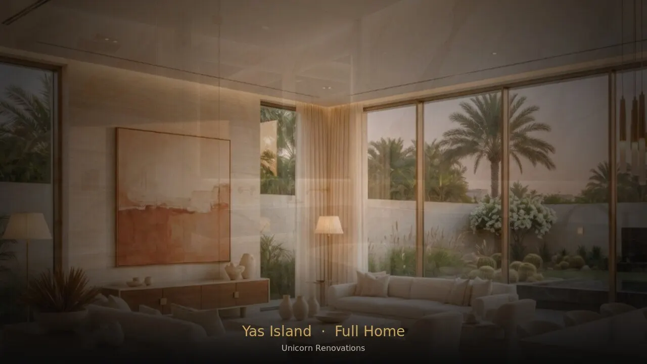 Full Home Renovation in Yas Island