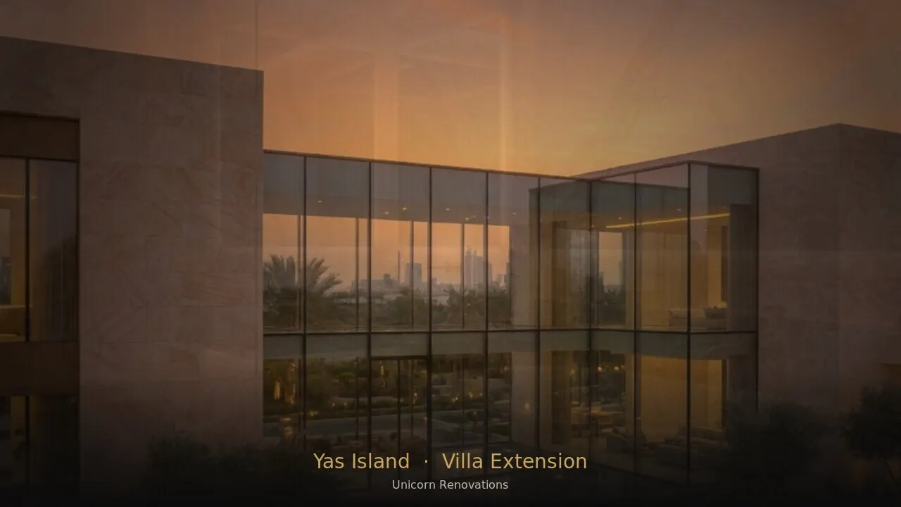 Villa Extension in Yas Island