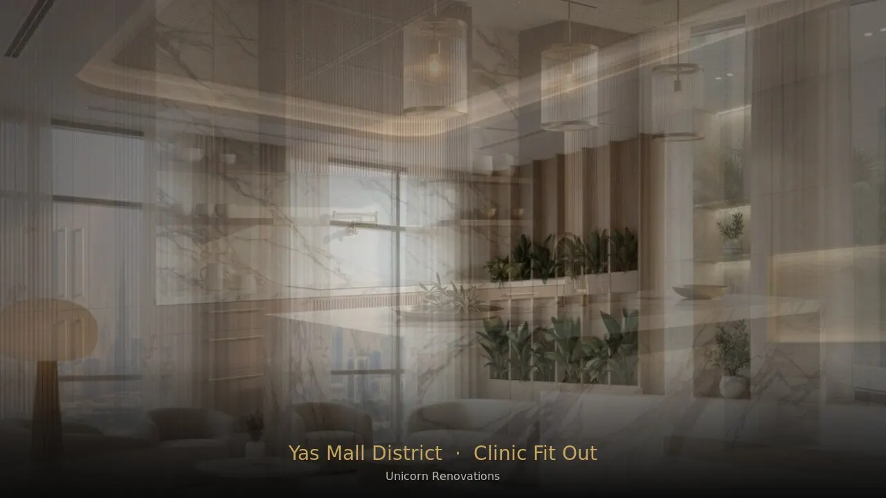 Clinic Fit-Out in Yas Mall District