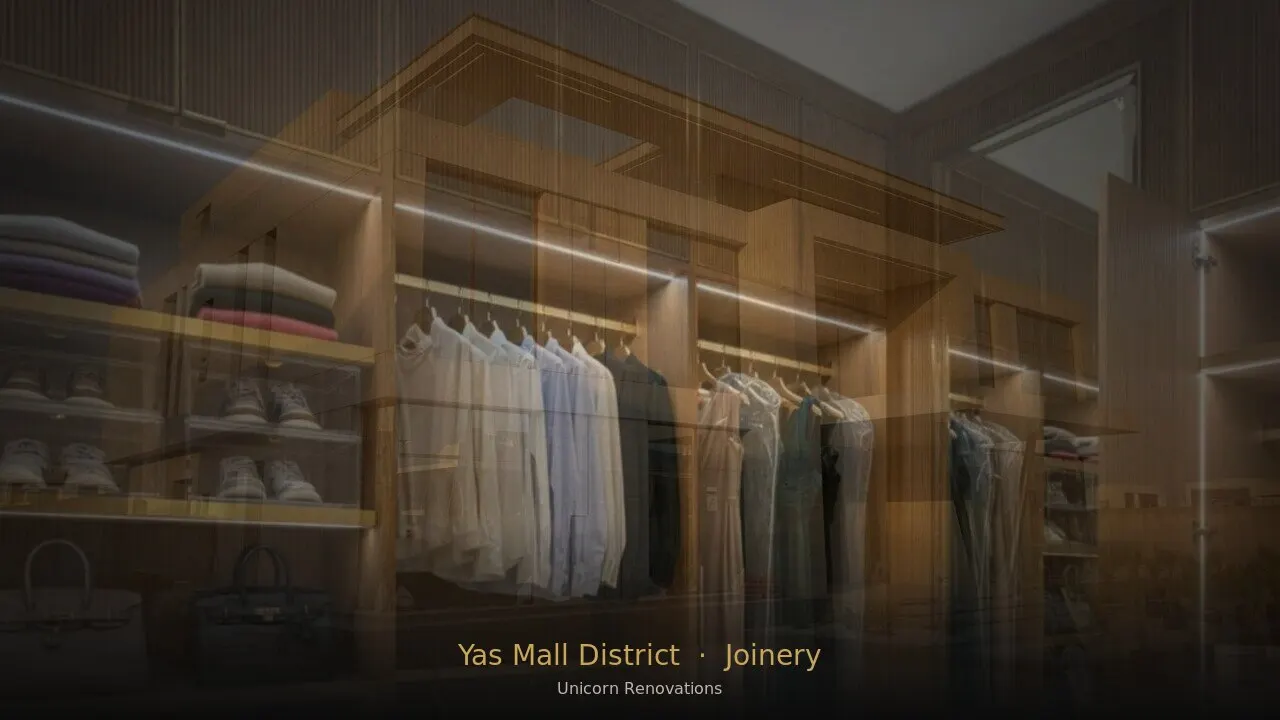 Joinery & Cabinetry in Yas Mall District