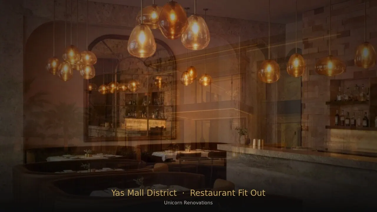 Restaurant Fit-Out in Yas Mall District